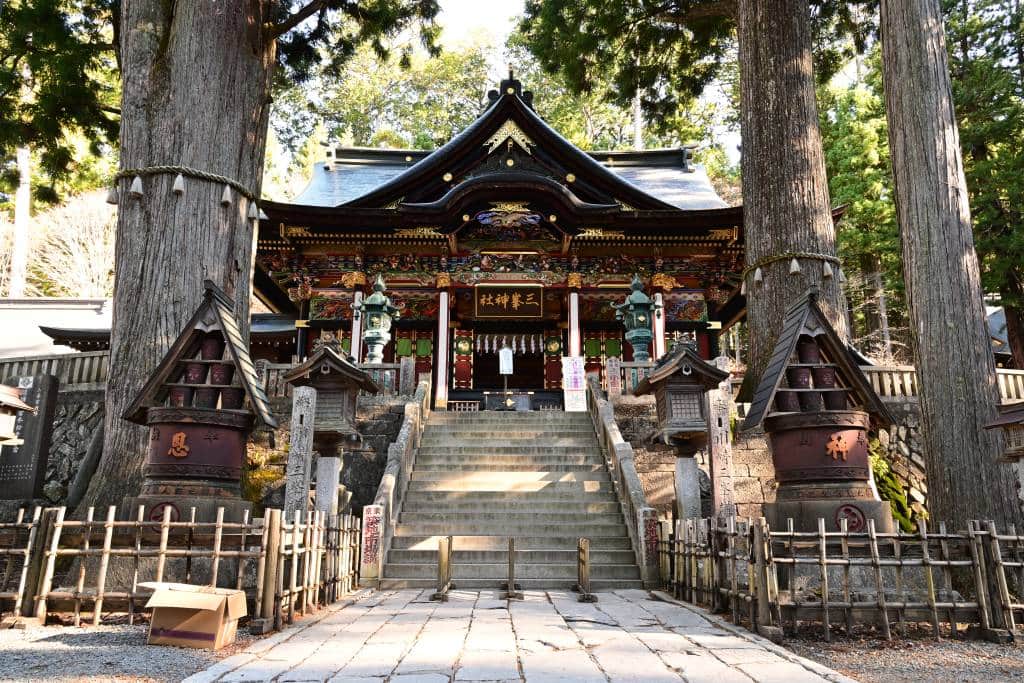 Mitsumine Shrine, main shrine or haiden