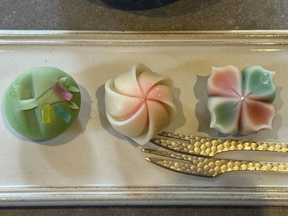 Seasonal Wagashi at Kantan no-Yume