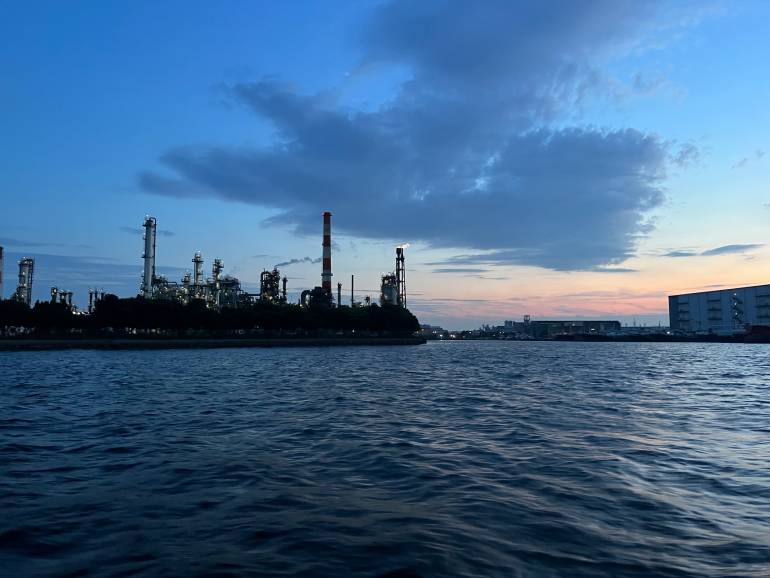 Kawasaki Factory Night View Cruise (sunset)