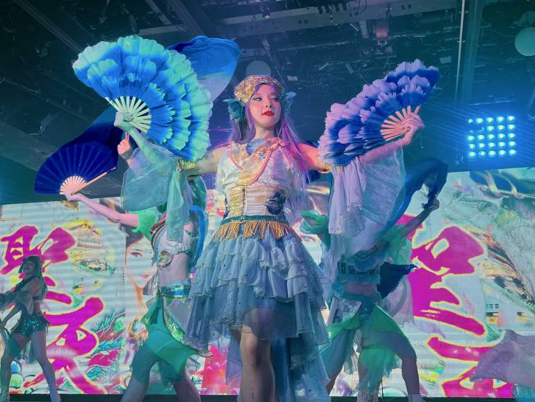 Dancers at the Samurai Restaurant