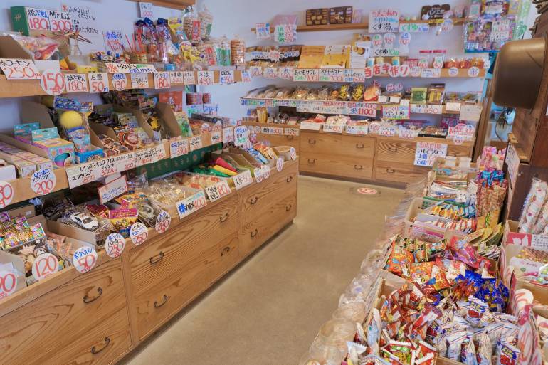 Retro candy store in Kawagoe