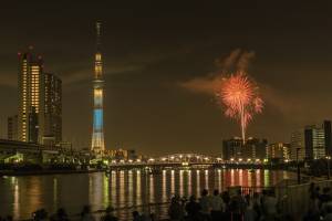 Sumida river fireworks
